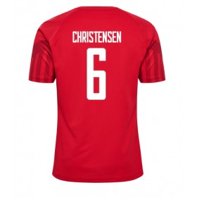 Danmark Andreas Christensen 6 Hjemme VM 2022 - Fodboldtrøjer (S/S)